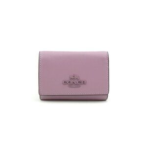 Coach Lilac Tonal Leather Micro Wallet NWT CP260